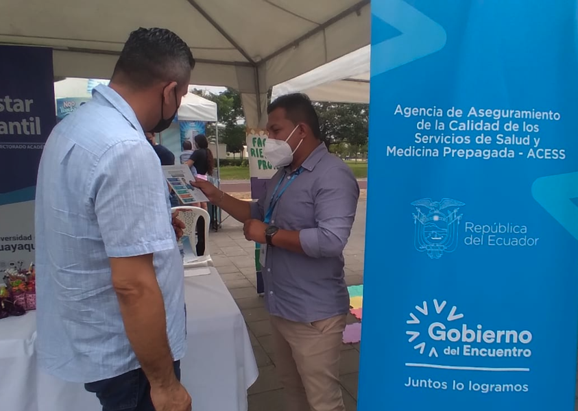 La Acess participó en la feria ‘Yo vivo sin drogas, tú decides’ en Guayaquil